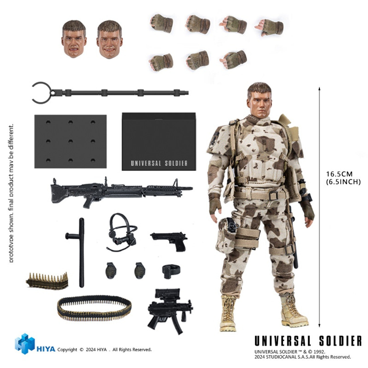 Pedido Figura Andrew Scott (PX Previews Exclusive) - Universal Soldier - Exquisite Super Series marca HIYA ESU0254 escala pequeña 1/12