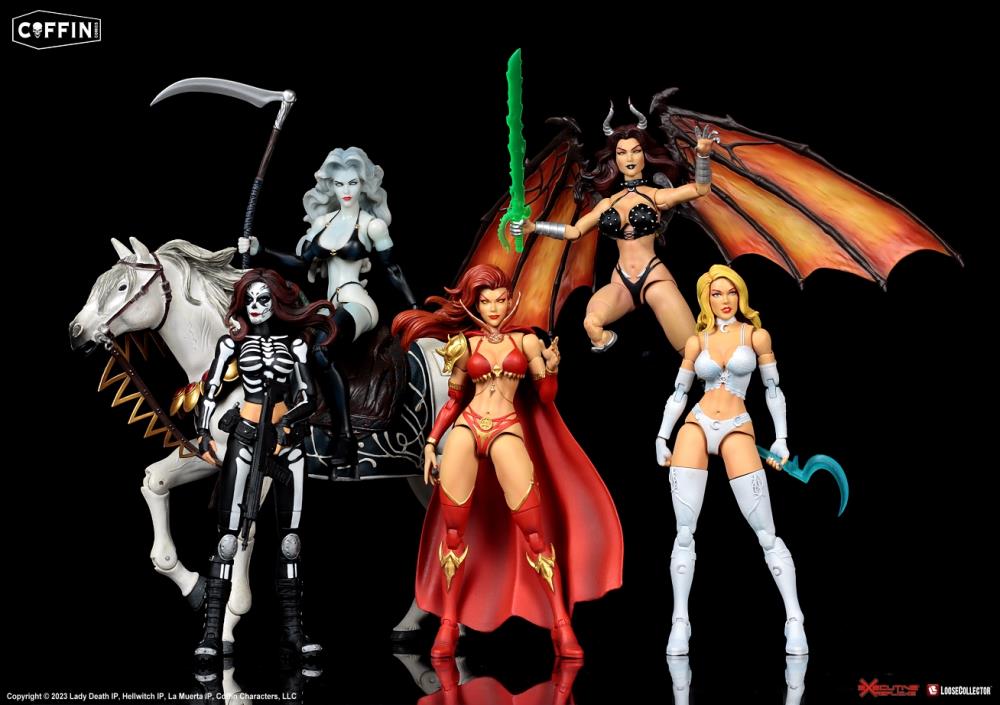 Pedido Figura La Muerta marca Executive Replicas escala pequeña 1/12
