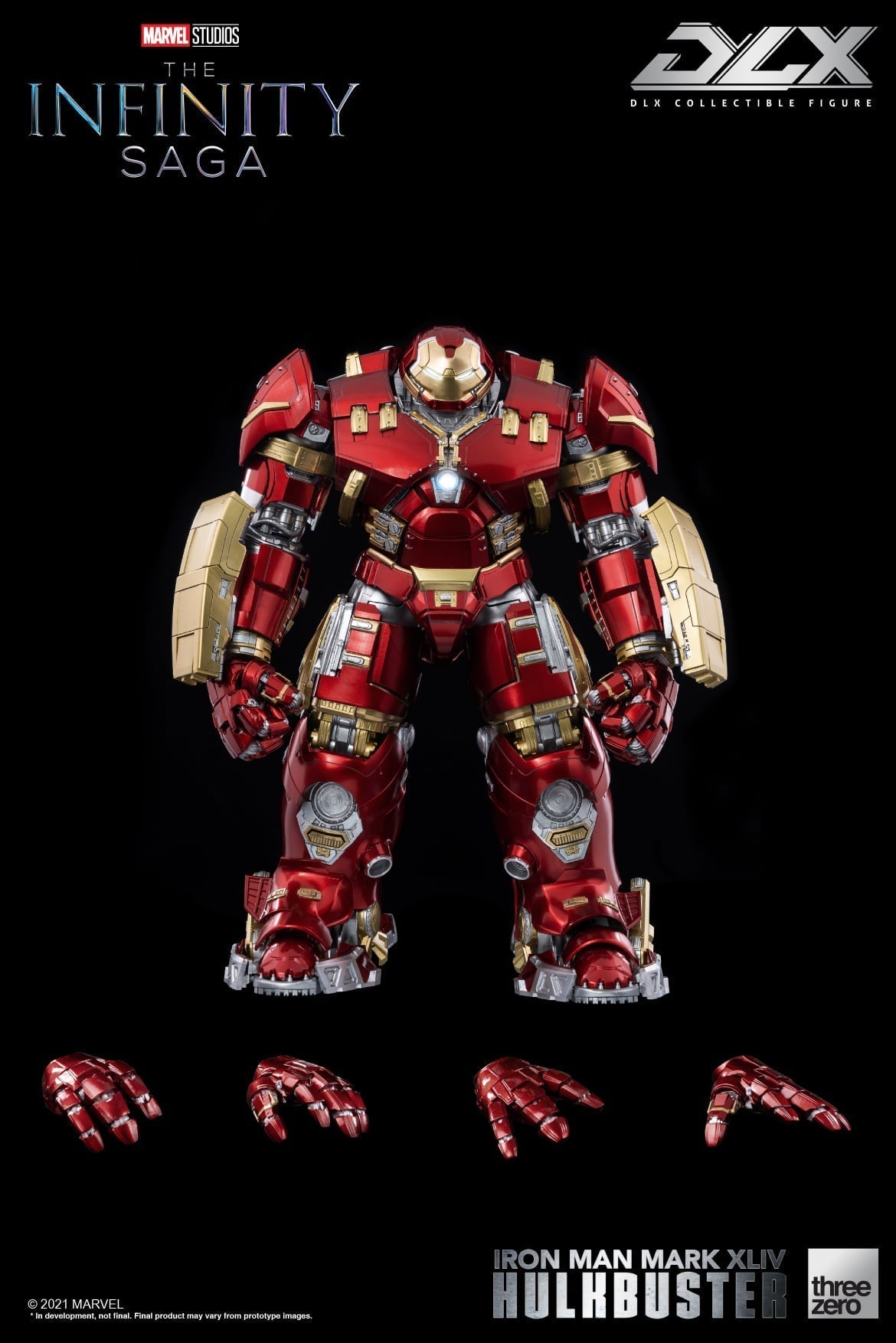 Pedido Figura DLX Iron Man Mark 44 Hulkbuster - Marvel Studios: The Infinity Saga marca Threezero 3Z0248 escala pequeña 1/12