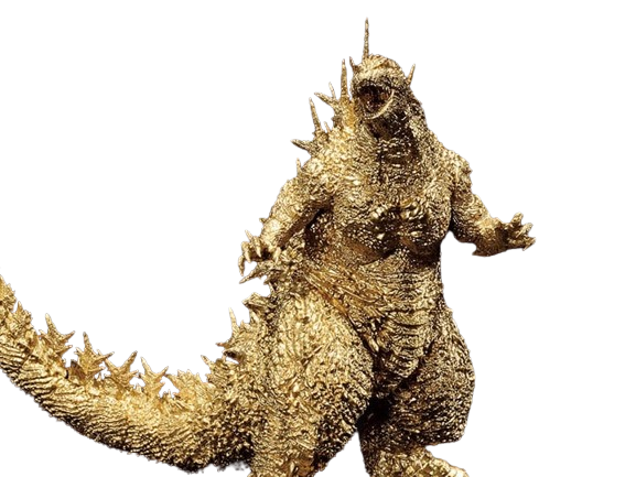 Pedido Estatua Godzilla (Gold version) (Limitado) - Godzilla Minus One - Ichibansho Series marca Bandai Spirits (23 cm)