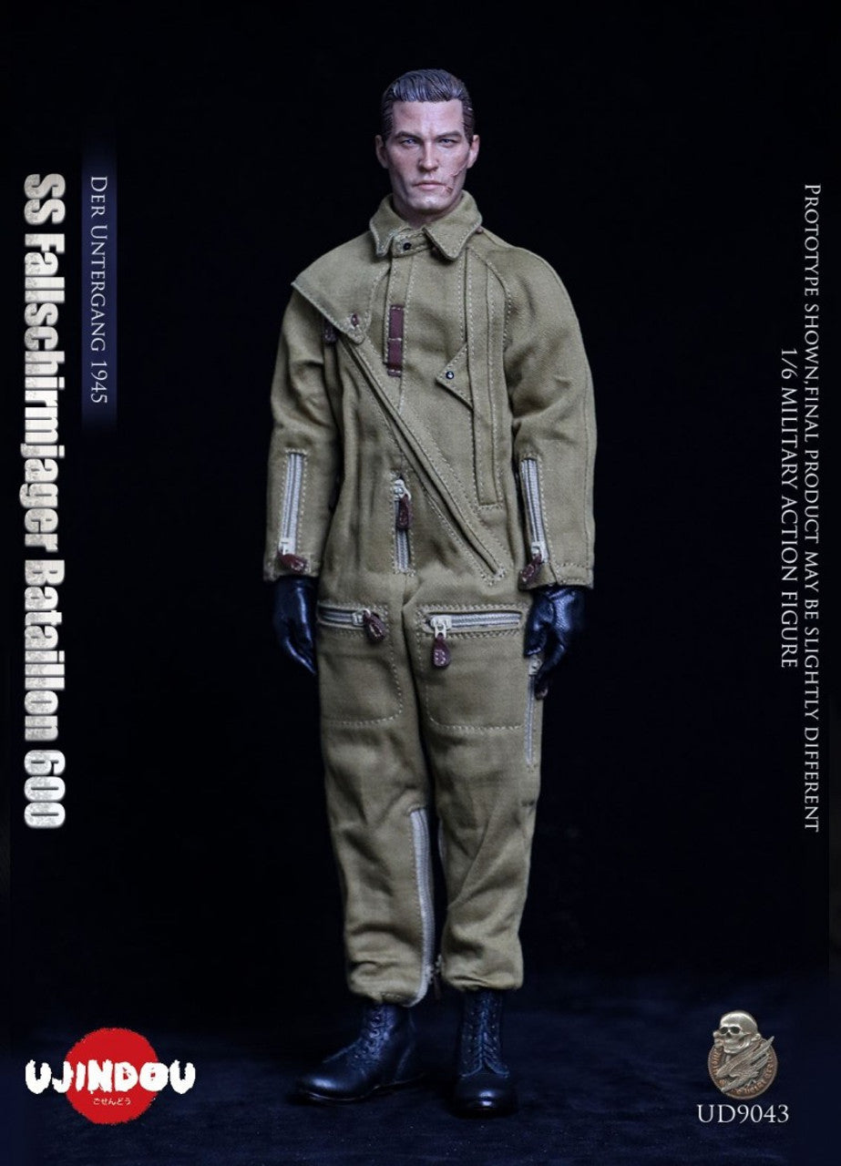 Preventa Figura WWII SS Fallschirmjager Bataillon 600 - Der Untergang 1945 marca Ujindou UD9043 escala 1/6