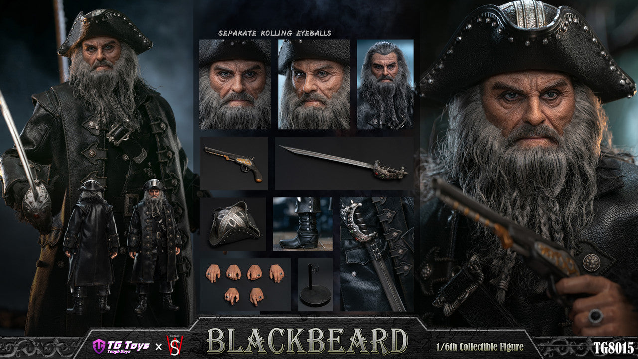 Preventa Figura Blackbeard marca TGToys x SWToys TG8015 escala 1/6