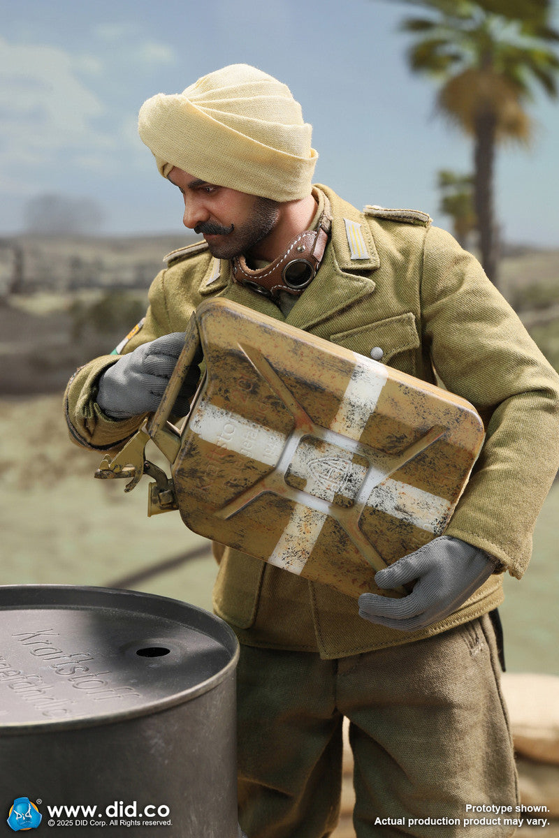 Preventa Figura Ishaan & Panzer Commander (2 cabezas 1 cuerpo) - Stauffenberg - WWII German Africa Corps Supply Duty marca DID V80185 escala 1/6