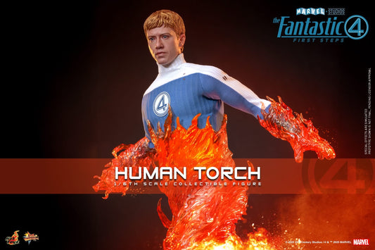Preventa Figura Human Torch / Antorcha Humana - The Fantastic Four First Steps marca Hot Toys MMS829 escala 1/6