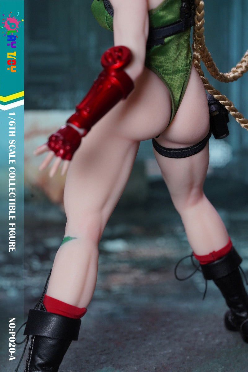 Pedido Figura Female Fighter (Green) marca Play Toy P020A escala 1/6