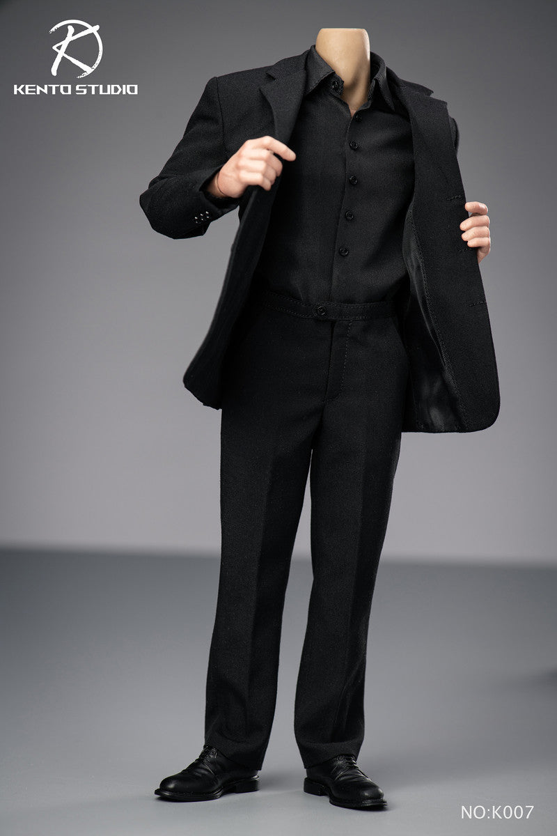 Pedido Set Bully Toby de traje negro con cuerpo marca Kento Studio K007 escala 1/6