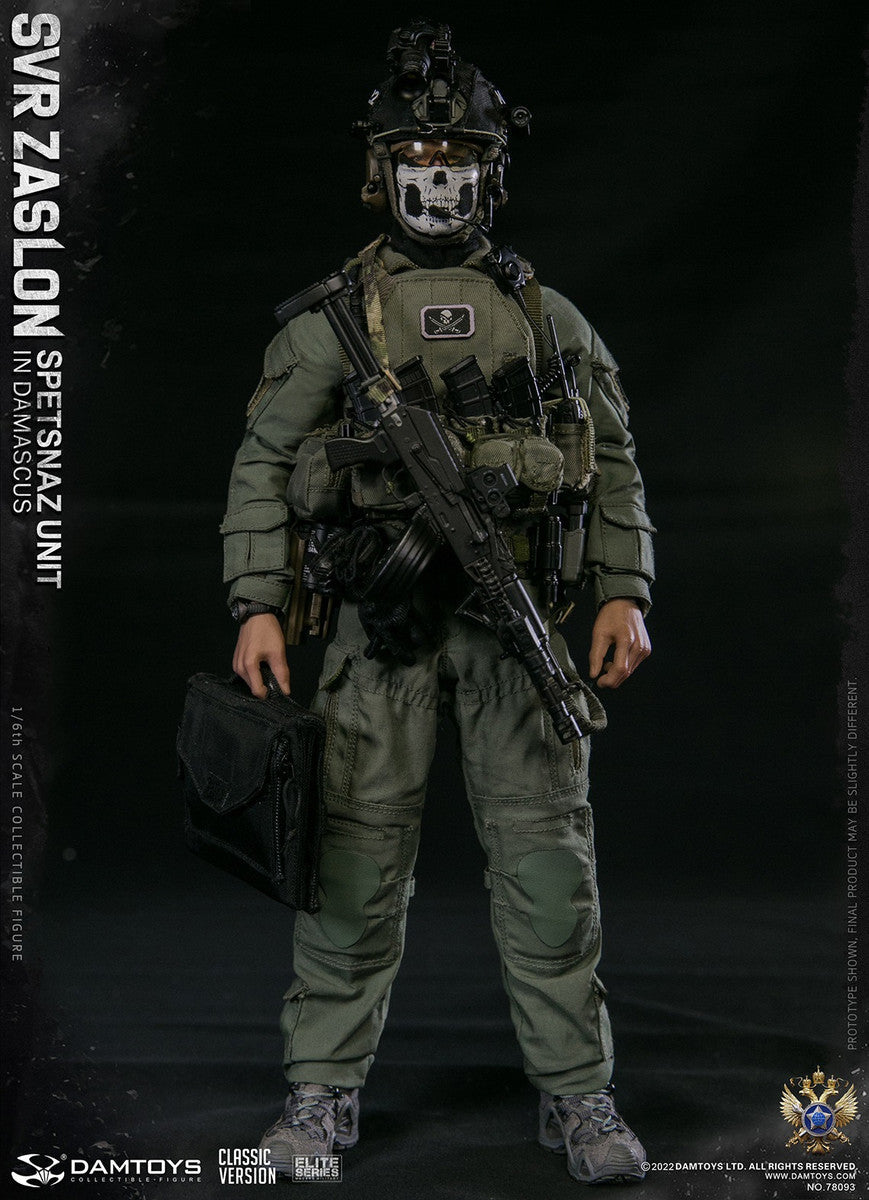 Pedido Figura SVR Zaslon in Damascus Classic - Russian Spetsnaz Unit marca Damtoys 78093 escala 1/6