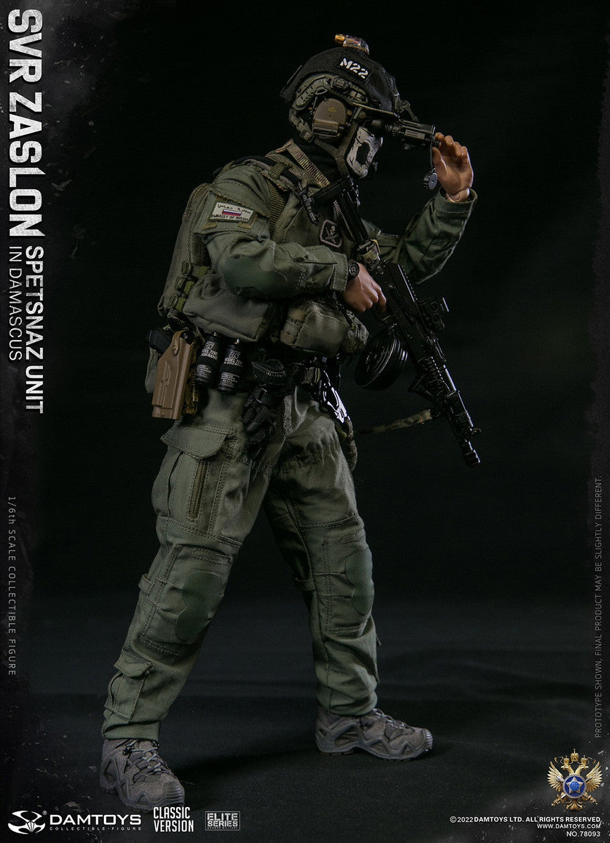 Pedido Figura SVR Zaslon in Damascus Classic - Russian Spetsnaz Unit marca Damtoys 78093 escala 1/6