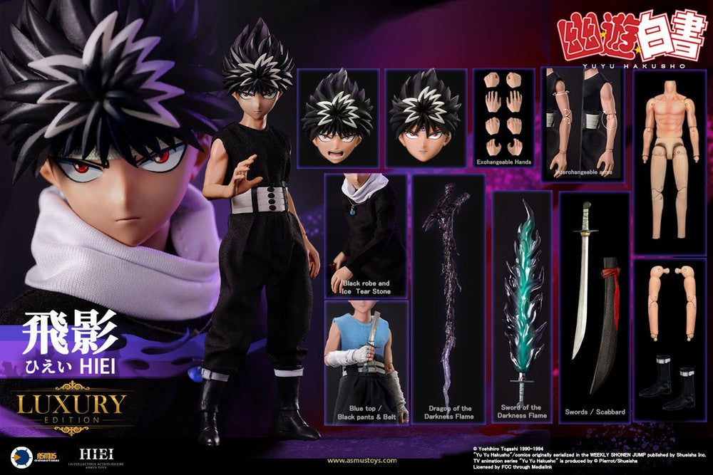 Pedido Figura HIEI (Deluxe version) (2 cuerpos 3 cabezas) - Yu Yu Hakusho marca Asmus Toys YUYU001LUX escala 1/6