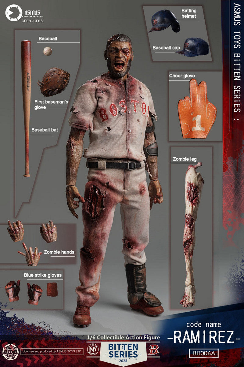 Pedido Figura Zombie RAMIREZ - The Bitten Series marca Asmus Toys BIT006A escala 1/6