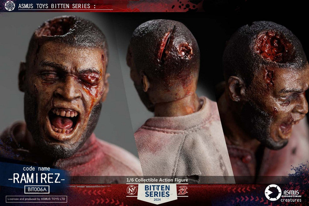 Pedido Figura Zombie RAMIREZ - The Bitten Series marca Asmus Toys BIT006A escala 1/6