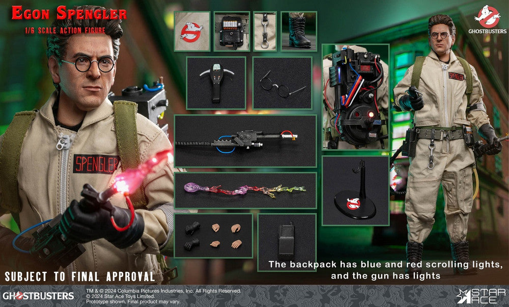 Pedido Figura Egon Spengler - Ghostbusters (1984) marca Star Ace Toys SA0152 escala 1/6