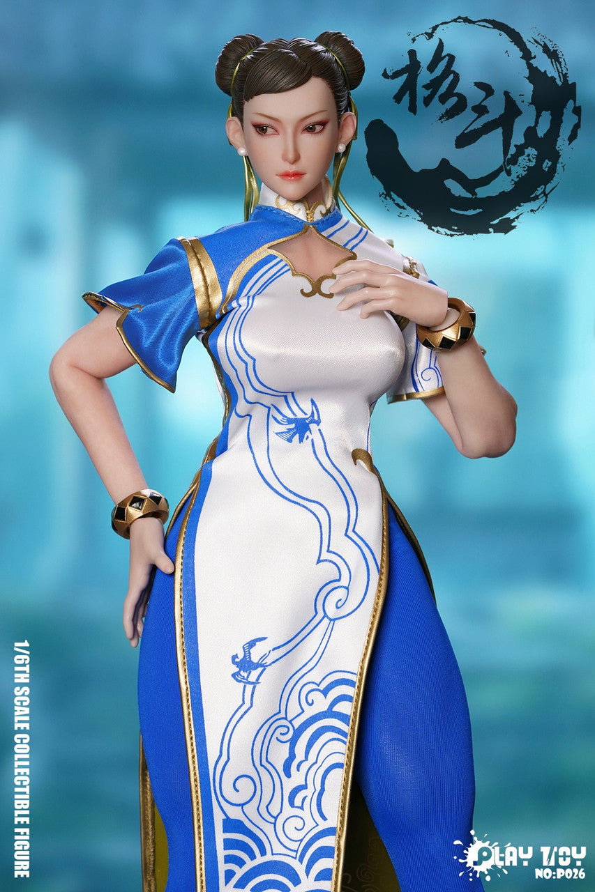 Preventa Figura Fighting Goddess (White Cheongsam version) marca Play Toy P026 escala 1/6