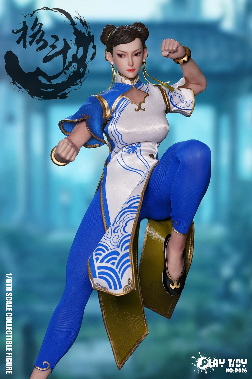 Preventa Figura Fighting Goddess (White Cheongsam version) marca Play Toy P026 escala 1/6