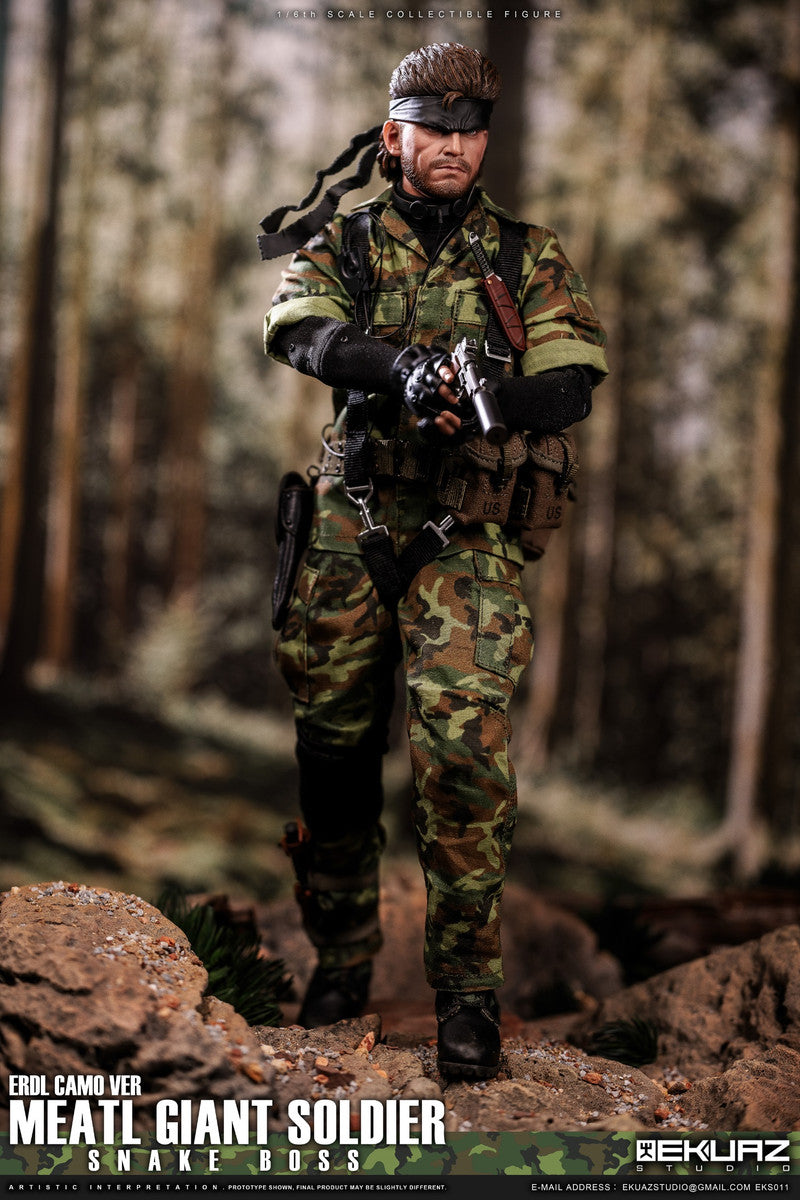 Preventa Figura Snake Boss (Tiger ERDL Camo version) marca Ekuaz Studio EKS011 escala 1/6