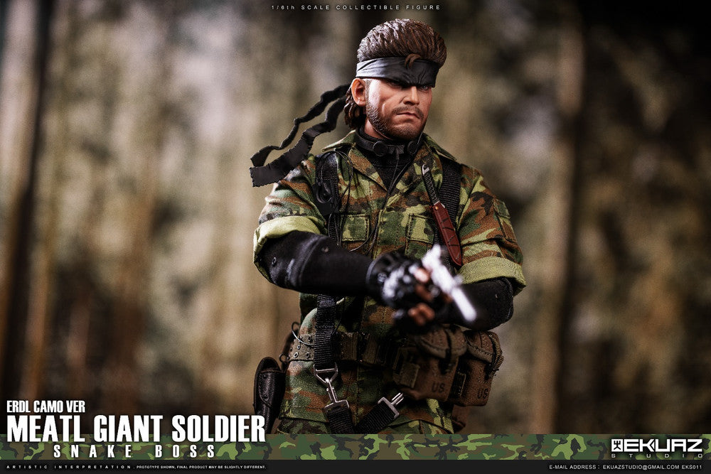 Preventa Figura Snake Boss (Tiger ERDL Camo version) marca Ekuaz Studio EKS011 escala 1/6