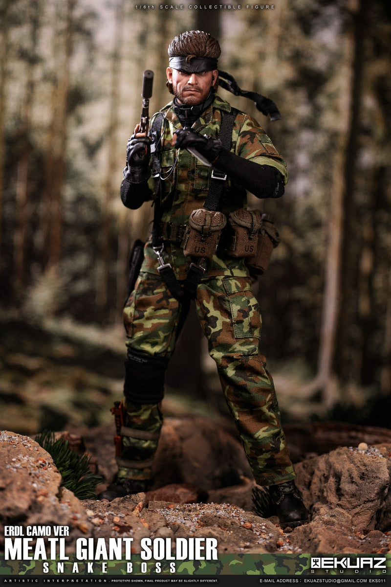 Preventa Figura Snake Boss (Tiger ERDL Camo version) marca Ekuaz Studio EKS011 escala 1/6