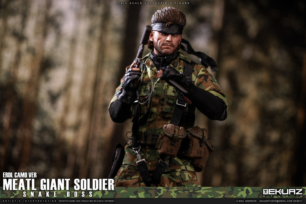 Preventa Figura Snake Boss (Tiger ERDL Camo version) marca Ekuaz Studio EKS011 escala 1/6