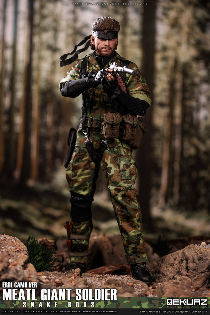 Preventa Figura Snake Boss (Tiger ERDL Camo version) marca Ekuaz Studio EKS011 escala 1/6