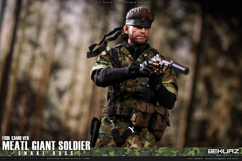 Preventa Figura Snake Boss (Tiger ERDL Camo version) marca Ekuaz Studio EKS011 escala 1/6
