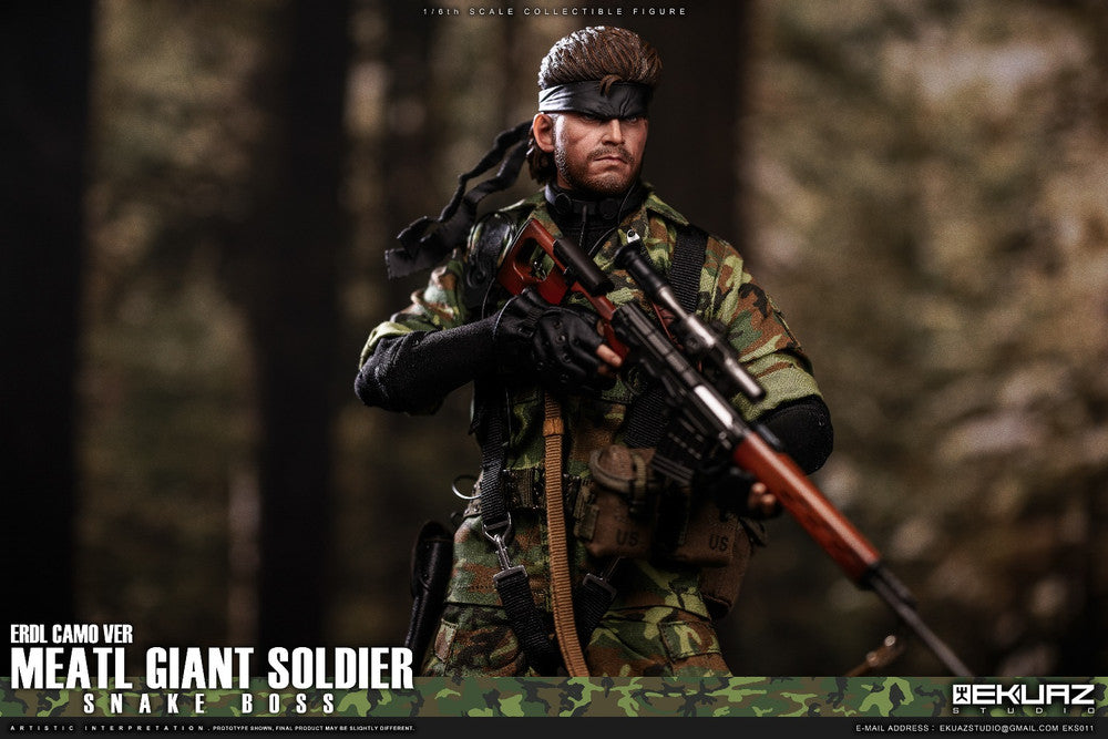 Preventa Figura Snake Boss (Tiger ERDL Camo version) marca Ekuaz Studio EKS011 escala 1/6