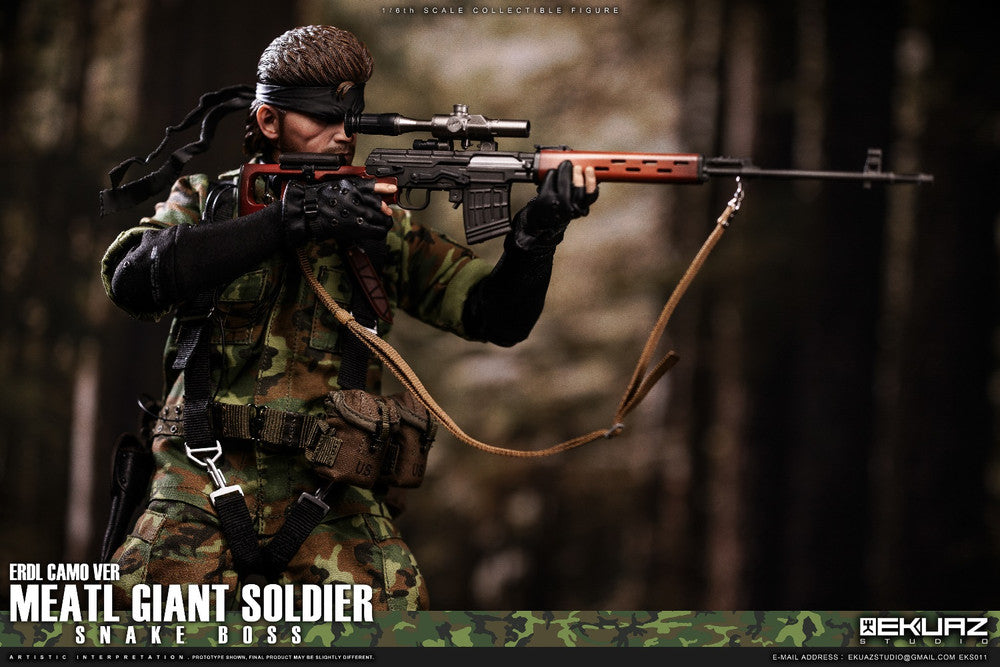 Preventa Figura Snake Boss (Tiger ERDL Camo version) marca Ekuaz Studio EKS011 escala 1/6