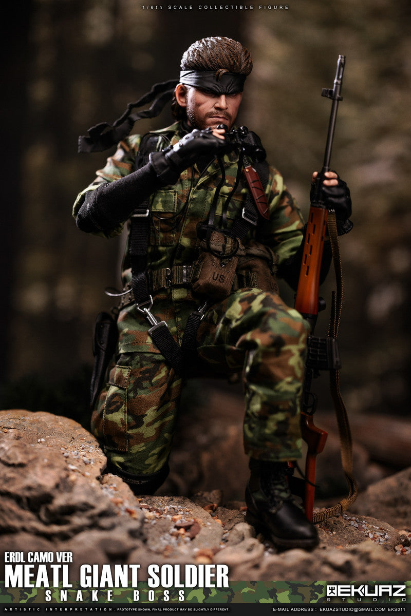 Preventa Figura Snake Boss (Tiger ERDL Camo version) marca Ekuaz Studio EKS011 escala 1/6