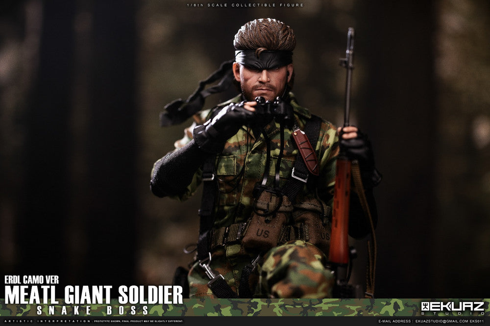 Preventa Figura Snake Boss (Tiger ERDL Camo version) marca Ekuaz Studio EKS011 escala 1/6