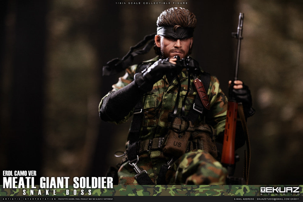 Preventa Figura Snake Boss (Tiger ERDL Camo version) marca Ekuaz Studio EKS011 escala 1/6