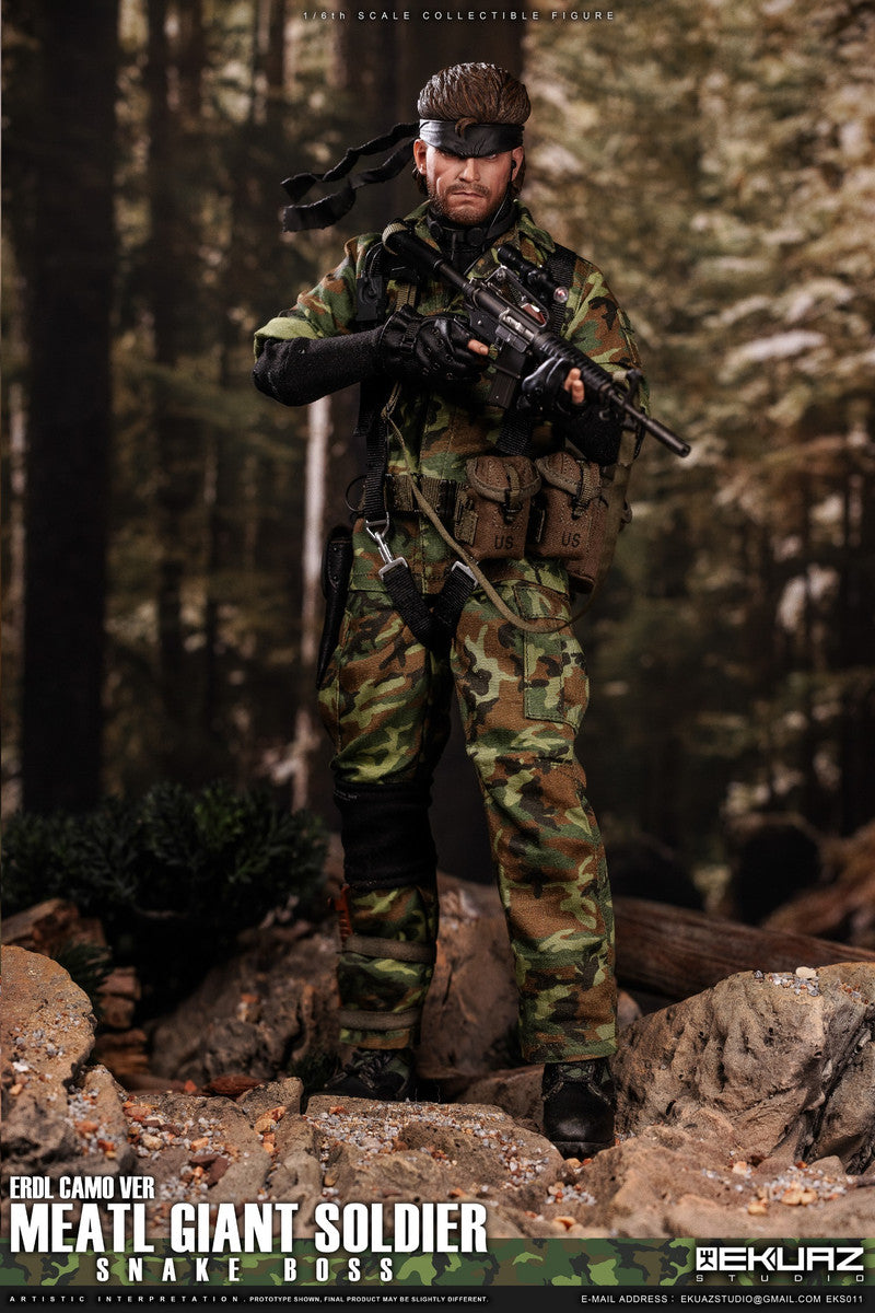 Preventa Figura Snake Boss (Tiger ERDL Camo version) marca Ekuaz Studio EKS011 escala 1/6