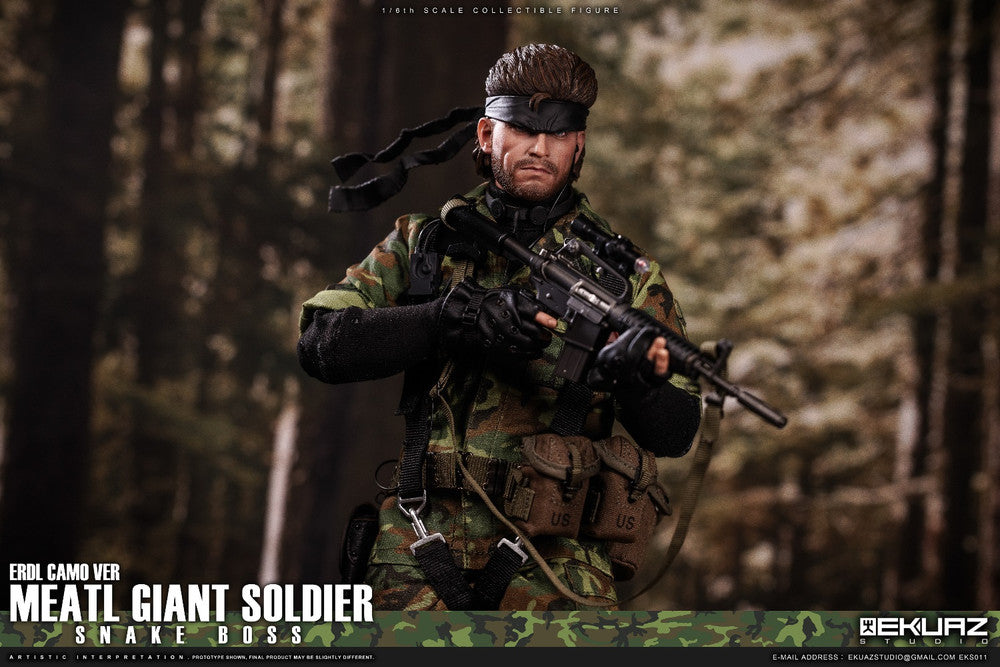 Preventa Figura Snake Boss (Tiger ERDL Camo version) marca Ekuaz Studio EKS011 escala 1/6