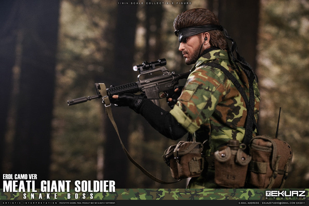 Preventa Figura Snake Boss (Tiger ERDL Camo version) marca Ekuaz Studio EKS011 escala 1/6