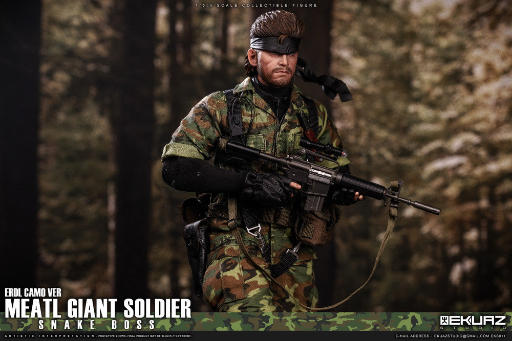 Preventa Figura Snake Boss (Tiger ERDL Camo version) marca Ekuaz Studio EKS011 escala 1/6