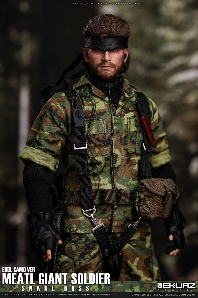 Preventa Figura Snake Boss (Tiger ERDL Camo version) marca Ekuaz Studio EKS011 escala 1/6