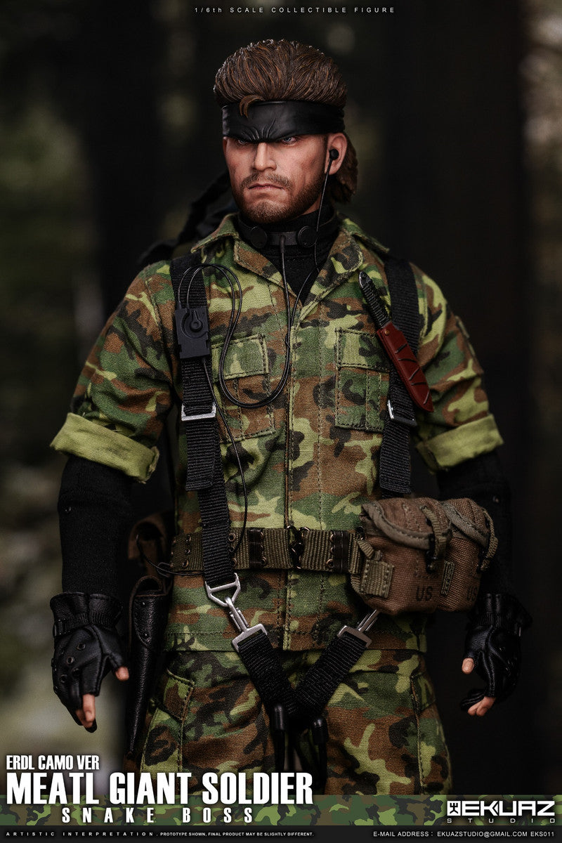 Preventa Figura Snake Boss (Tiger ERDL Camo version) marca Ekuaz Studio EKS011 escala 1/6