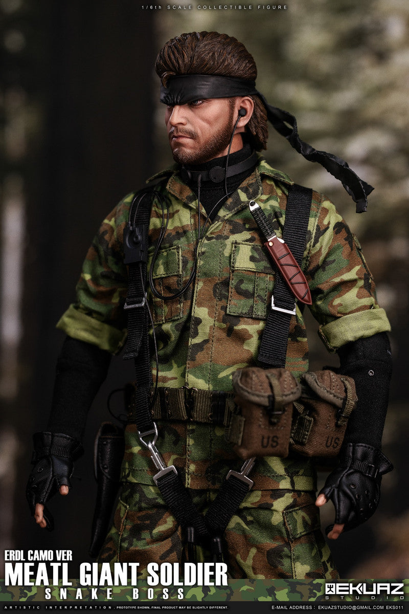 Preventa Figura Snake Boss (Tiger ERDL Camo version) marca Ekuaz Studio EKS011 escala 1/6