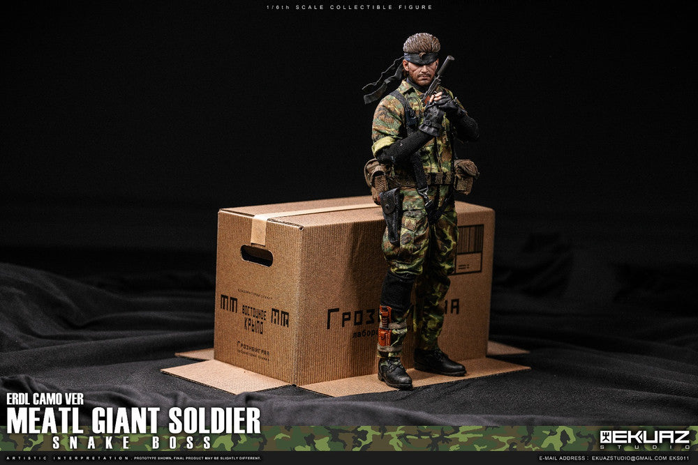 Preventa Figura Snake Boss (Tiger ERDL Camo version) marca Ekuaz Studio EKS011 escala 1/6