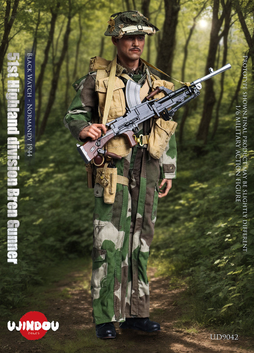 Pedido Figura 51st Highland Division Bren Gunner - Black Watch - Normandy 1944 marca Ujindou UD9042 escala 1/6