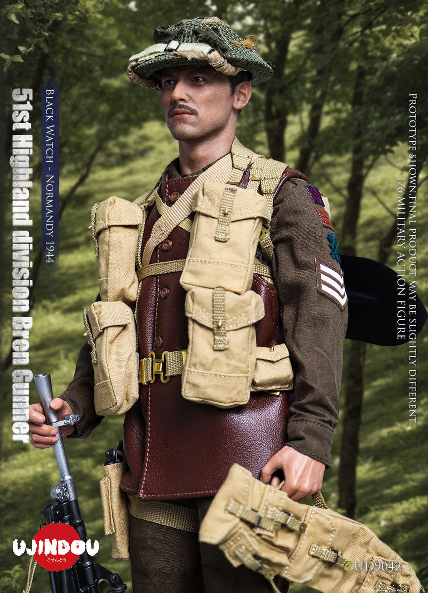Pedido Figura 51st Highland Division Bren Gunner - Black Watch - Normandy 1944 marca Ujindou UD9042 escala 1/6