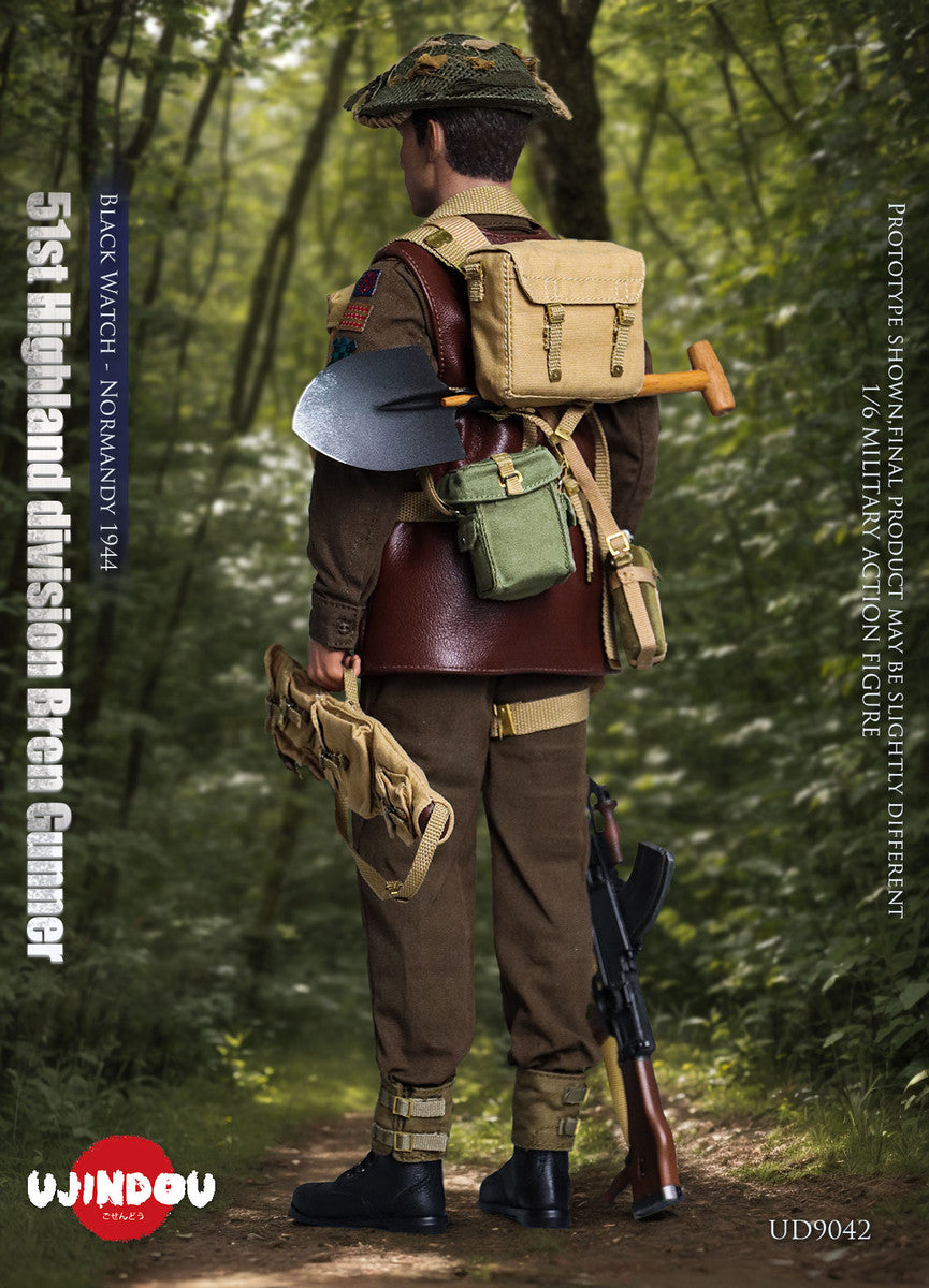 Pedido Figura 51st Highland Division Bren Gunner - Black Watch - Normandy 1944 marca Ujindou UD9042 escala 1/6
