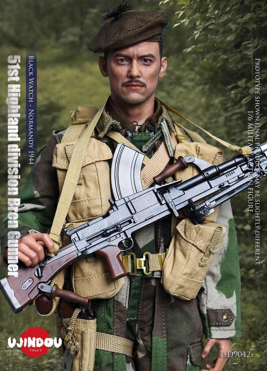 Pedido Figura 51st Highland Division Bren Gunner - Black Watch - Normandy 1944 marca Ujindou UD9042 escala 1/6