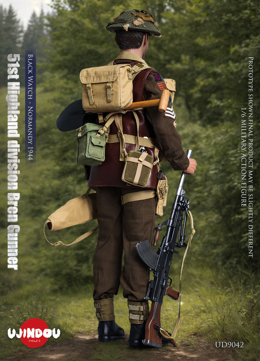 Pedido Figura 51st Highland Division Bren Gunner - Black Watch - Normandy 1944 marca Ujindou UD9042 escala 1/6