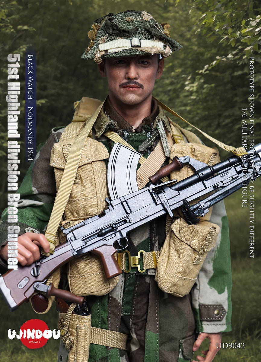 Pedido Figura 51st Highland Division Bren Gunner - Black Watch - Normandy 1944 marca Ujindou UD9042 escala 1/6