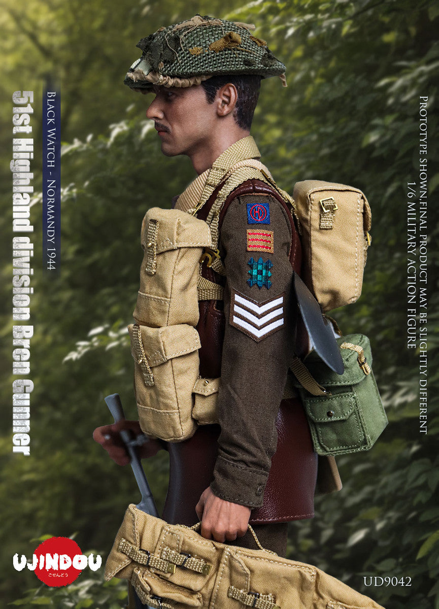 Pedido Figura 51st Highland Division Bren Gunner - Black Watch - Normandy 1944 marca Ujindou UD9042 escala 1/6