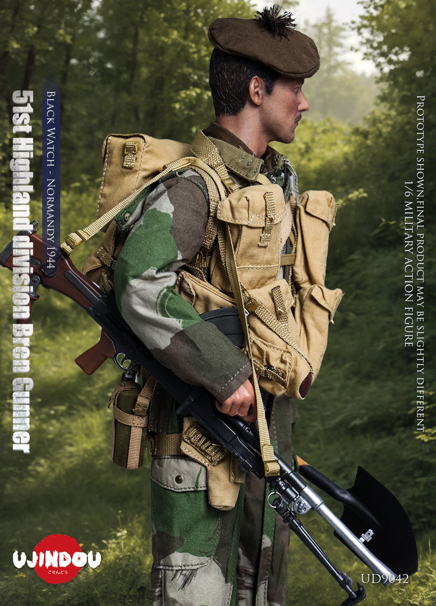 Pedido Figura 51st Highland Division Bren Gunner - Black Watch - Normandy 1944 marca Ujindou UD9042 escala 1/6