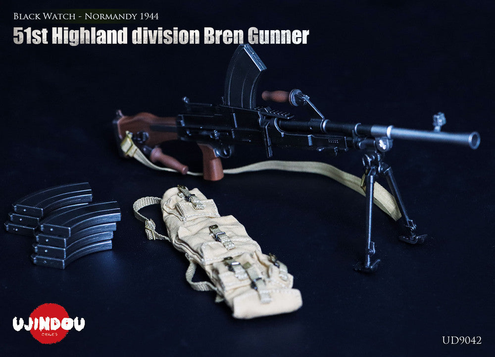 Pedido Figura 51st Highland Division Bren Gunner - Black Watch - Normandy 1944 marca Ujindou UD9042 escala 1/6