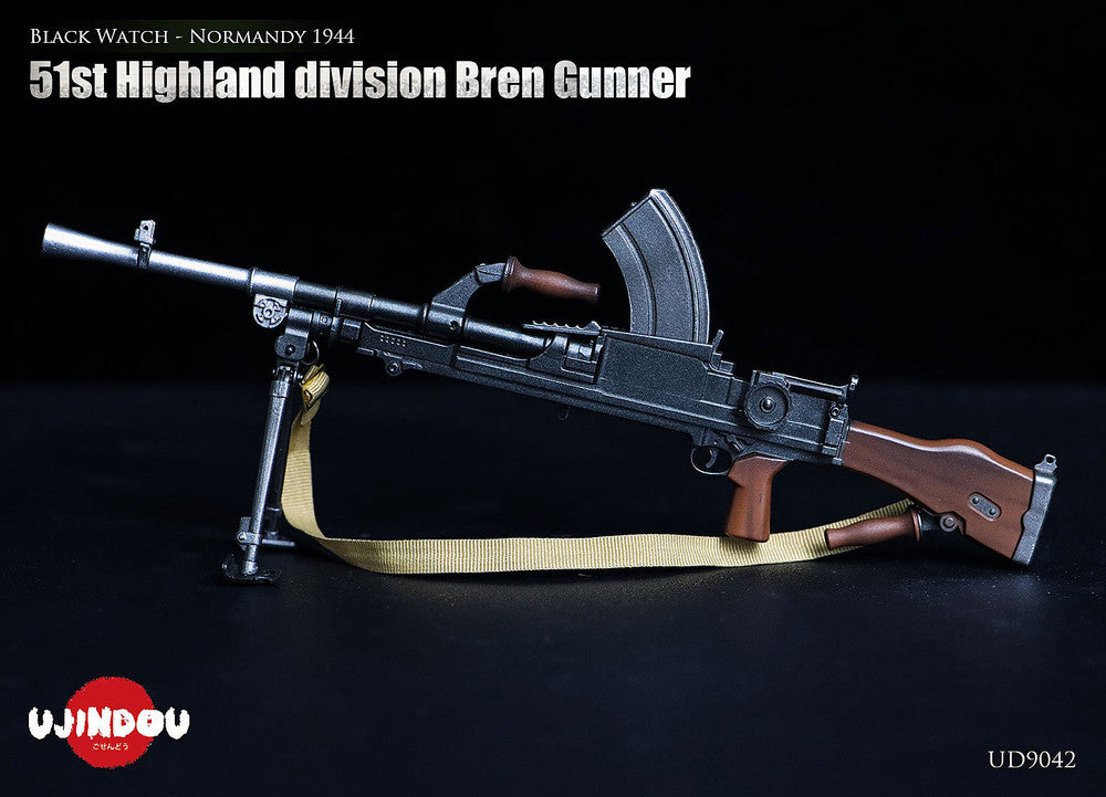 Pedido Figura 51st Highland Division Bren Gunner - Black Watch - Normandy 1944 marca Ujindou UD9042 escala 1/6