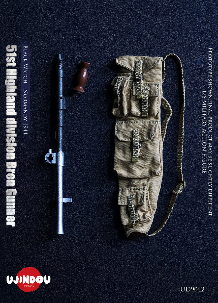Pedido Figura 51st Highland Division Bren Gunner - Black Watch - Normandy 1944 marca Ujindou UD9042 escala 1/6