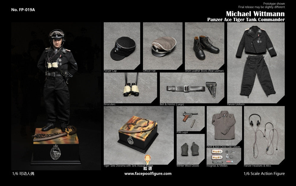 Preventa Figura Michael Wittmann - Panzer Ace marca Facepool FP019A escala 1/6