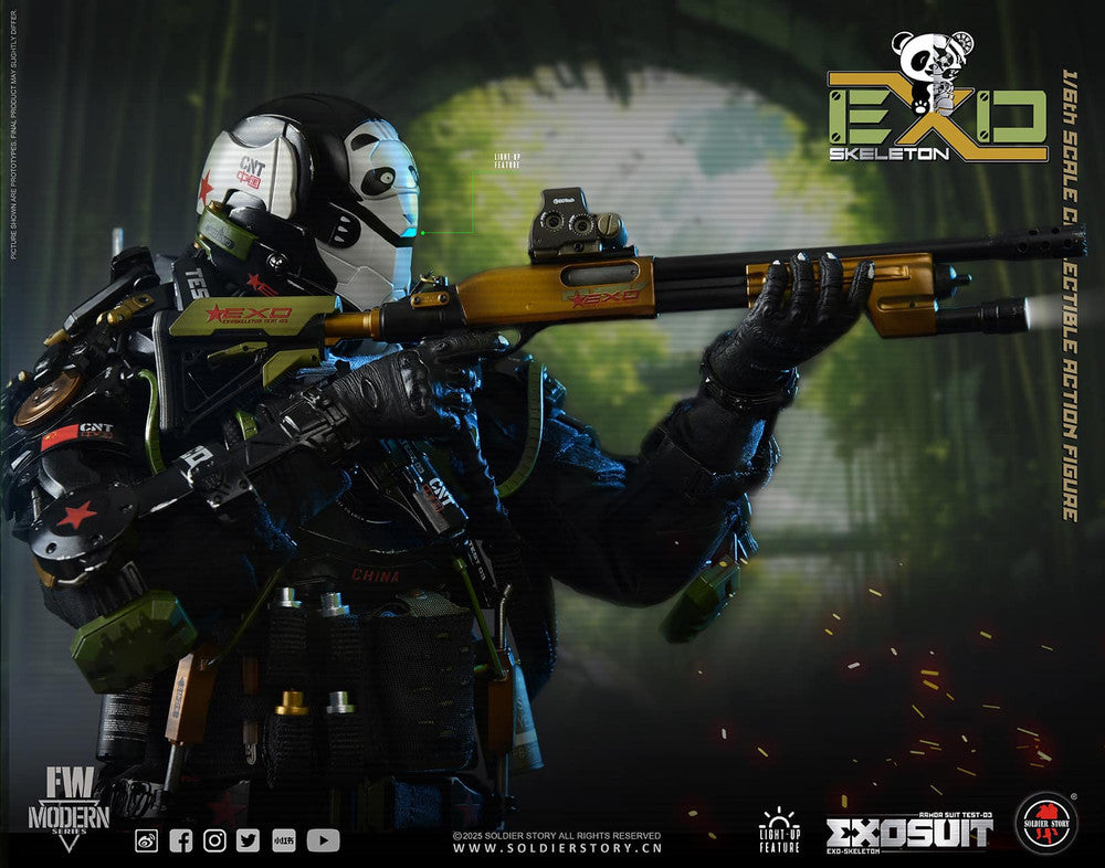 Preventa Figura EXO-Skeleton Armor Suit Test -03 “Panda Division” (Standard version) marca Soldier Story SS141 escala 1/6